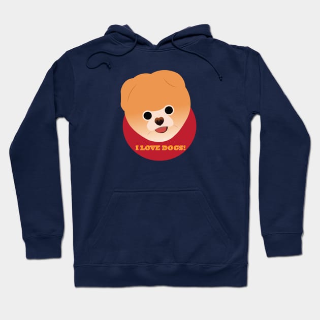 Pomeranian dog Hoodie by dddesign